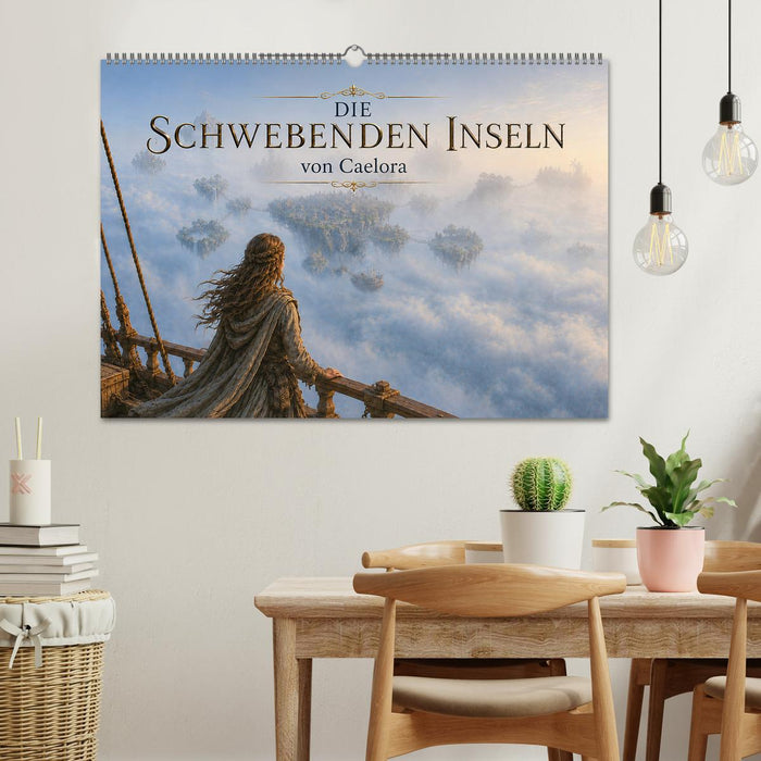 Die schwebenden Inseln von Caelora (CALVENDO Wandkalender 2027)
