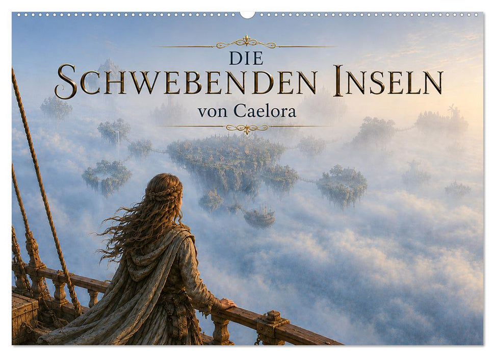 Die schwebenden Inseln von Caelora (CALVENDO Wandkalender 2027)