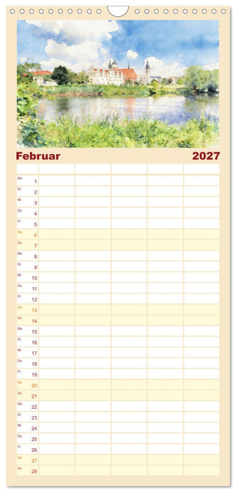 Bezaubernde Städte in Sachsen-Anhalt (CALVENDO Familienplaner 2027)