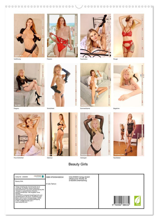 Beauty Girls (CALVENDO Premium Wandkalender 2027)