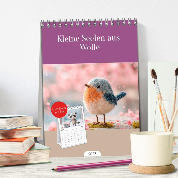 Kleine Seelen aus Wolle (CALVENDO Wandkalender 2027)