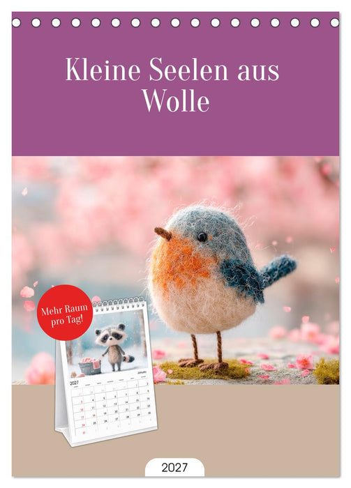 Kleine Seelen aus Wolle (CALVENDO Wandkalender 2027)