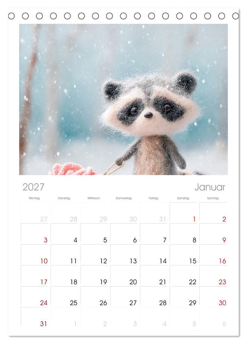 Kleine Seelen aus Wolle (CALVENDO Wandkalender 2027)