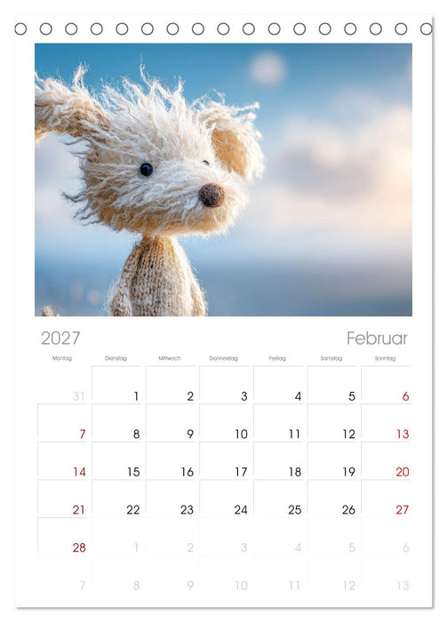 Kleine Seelen aus Wolle (CALVENDO Wandkalender 2027)