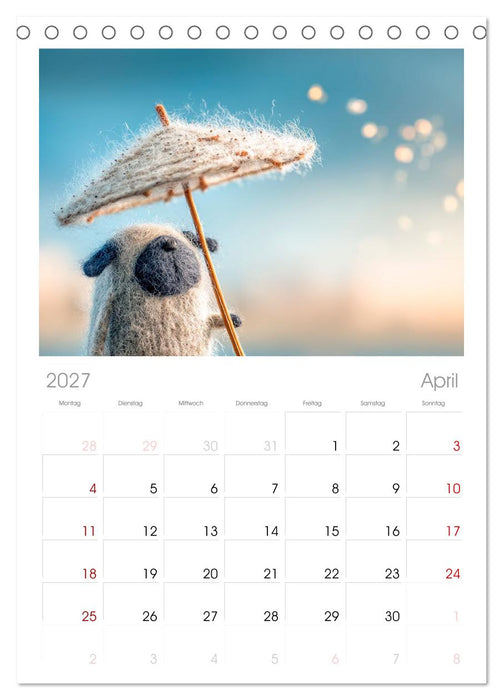 Kleine Seelen aus Wolle (CALVENDO Wandkalender 2027)