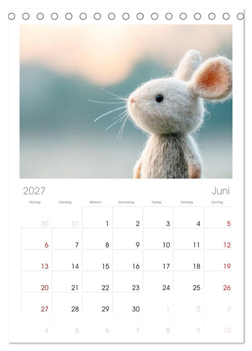 Kleine Seelen aus Wolle (CALVENDO Wandkalender 2027)