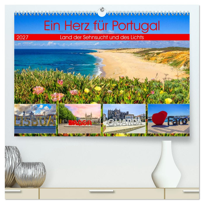 Ein Herz für Portugal (CALVENDO Premium Wandkalender 2027)