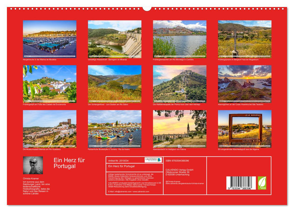 Ein Herz für Portugal (CALVENDO Premium Wandkalender 2027)
