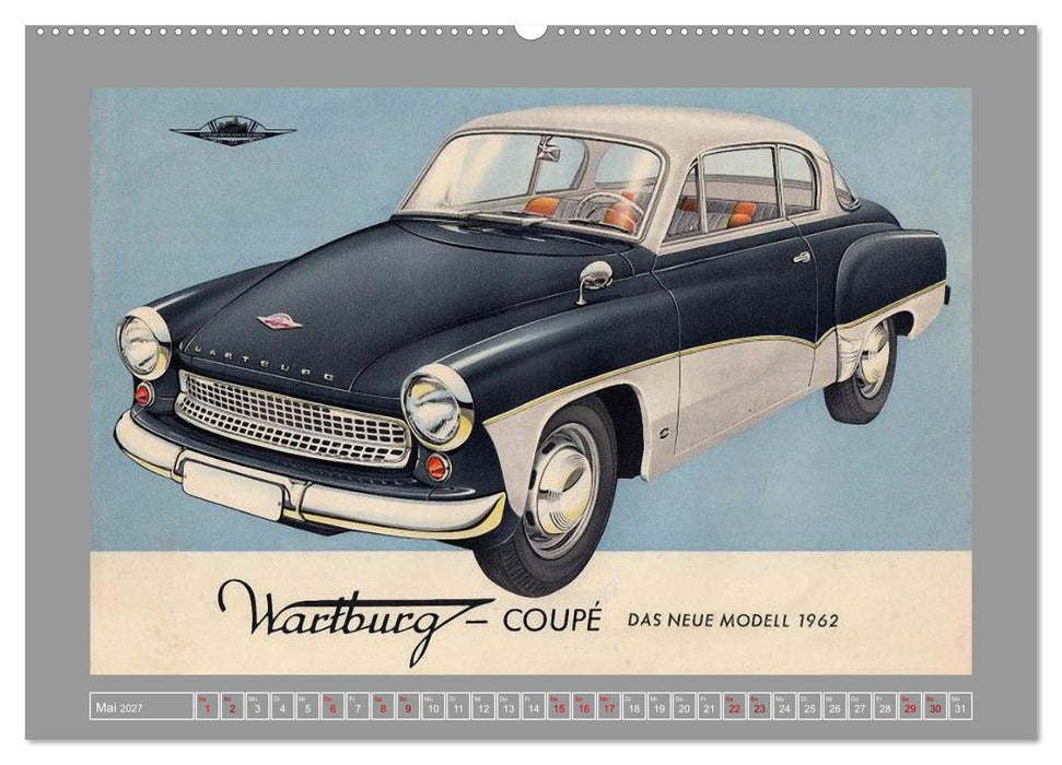 Die DDR auf Rädern (CALVENDO Premium Wandkalender 2027)