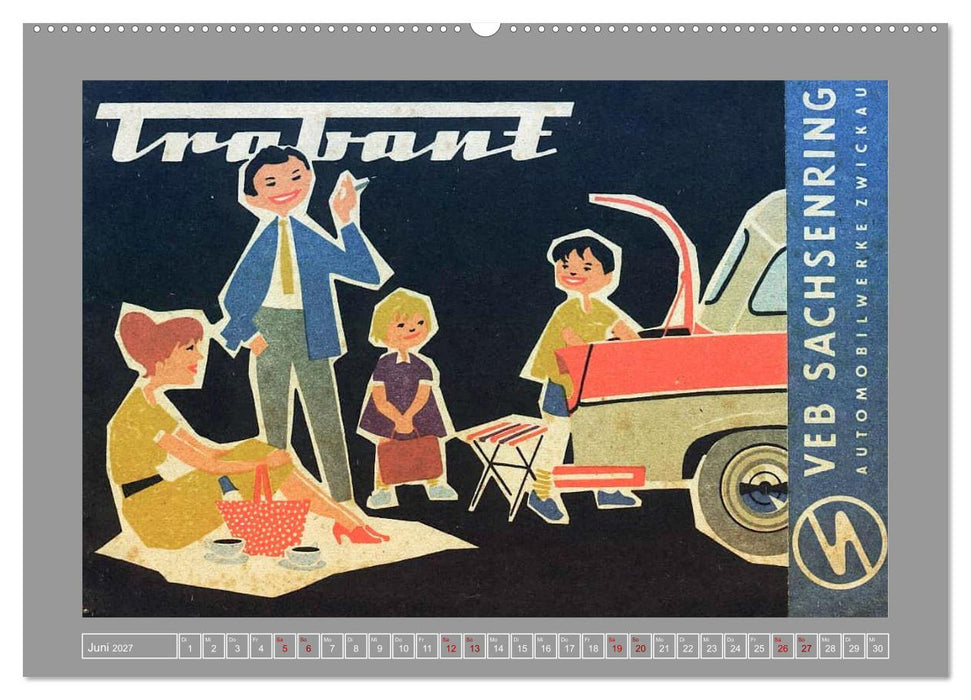 Die DDR auf Rädern (CALVENDO Premium Wandkalender 2027)