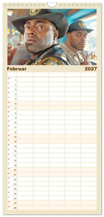 Der Wilde Westen - Ein legendärer amerikanischer Mythos (CALVENDO Familienplaner 2027)
