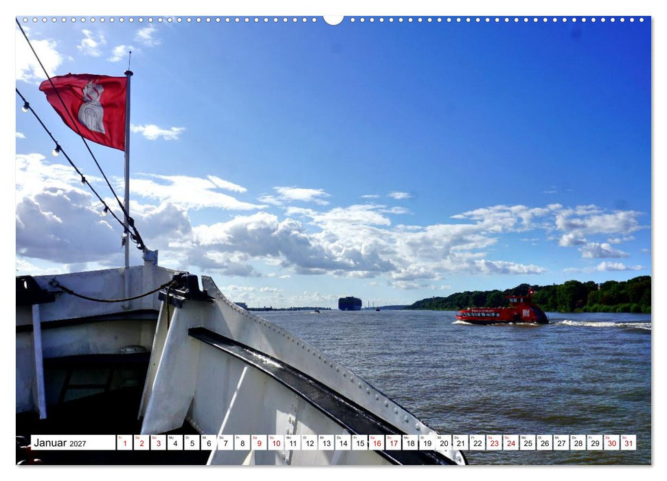 Unter Dampf auf der Elbe - Dampf-Eisbrecher Stettin (CALVENDO Premium Wandkalender 2027)