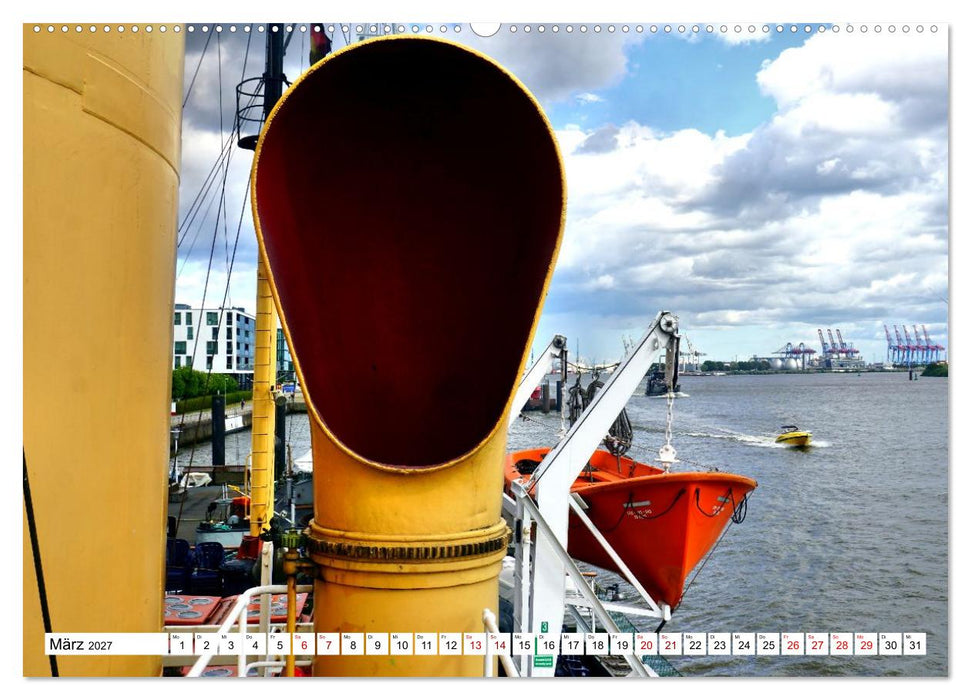 Unter Dampf auf der Elbe - Dampf-Eisbrecher Stettin (CALVENDO Premium Wandkalender 2027)
