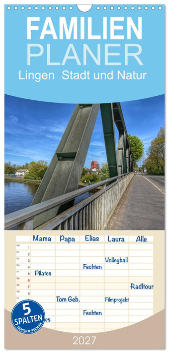 Lingen Stadt und Natur (CALVENDO Familienplaner 2027)