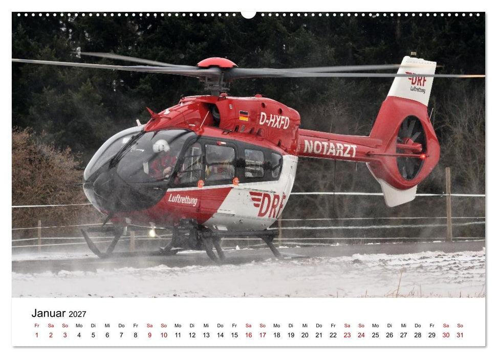 Hubschrauberdynamik in allen Facetten (CALVENDO Wandkalender 2027)