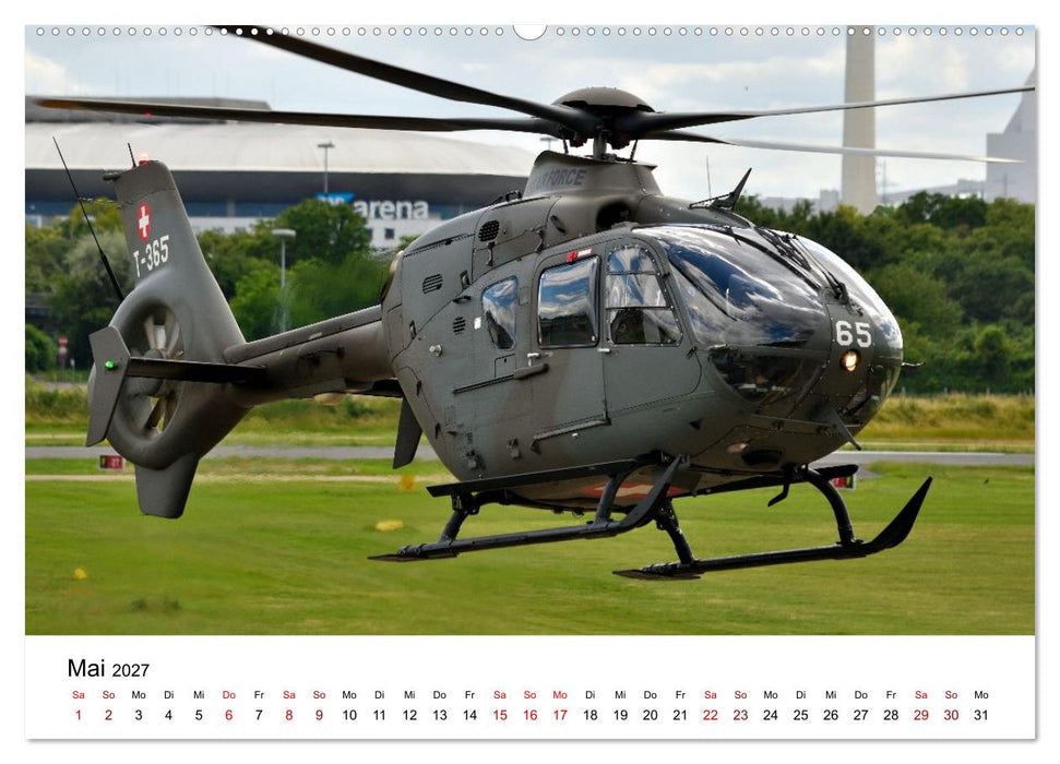 Hubschrauberdynamik in allen Facetten (CALVENDO Wandkalender 2027)