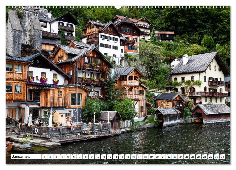 Hallstatt und der Hallstätter See (CALVENDO Premium Wandkalender 2027)