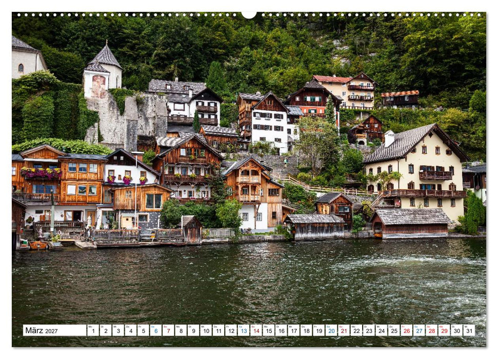 Hallstatt und der Hallstätter See (CALVENDO Premium Wandkalender 2027)