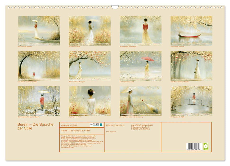 Serein – Die Sprache der Stille (CALVENDO Wandkalender 2027)