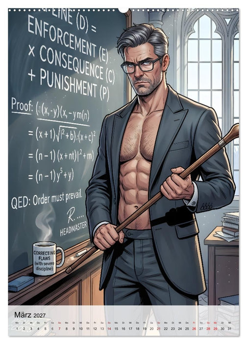 Bad Guys - Dominanz. Ausstrahlung. Nackte Haut. (CALVENDO Wandkalender 2027)
