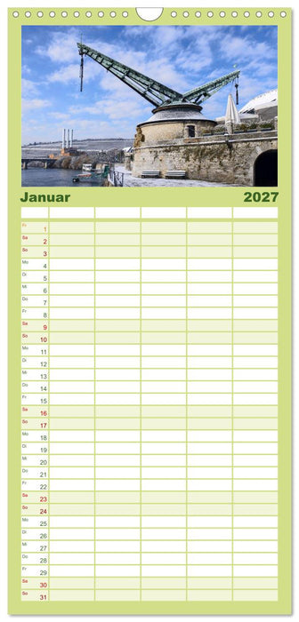 Würzburg Idylle am Main (CALVENDO Familienplaner 2027)