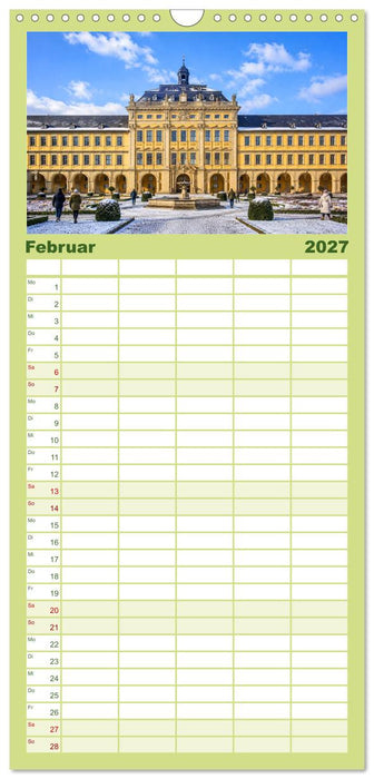 Würzburg Idylle am Main (CALVENDO Familienplaner 2027)