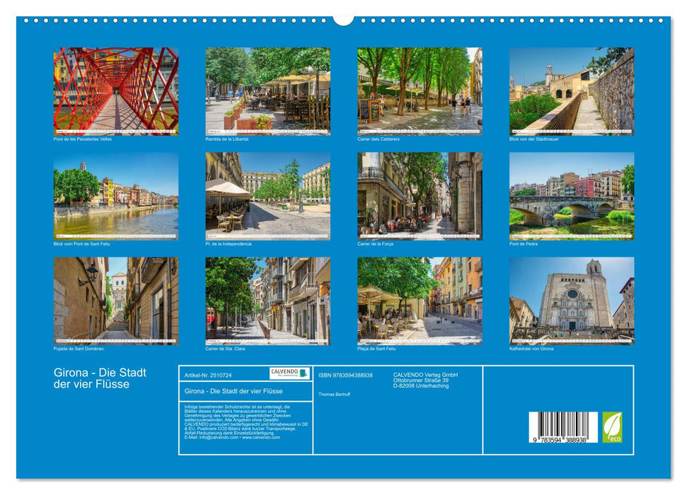 Girona - Die Stadt der vier Flüsse (CALVENDO Premium Wandkalender 2027)