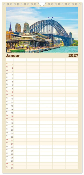 Sydney - beeindruckende Metropole (CALVENDO Familienplaner 2027)