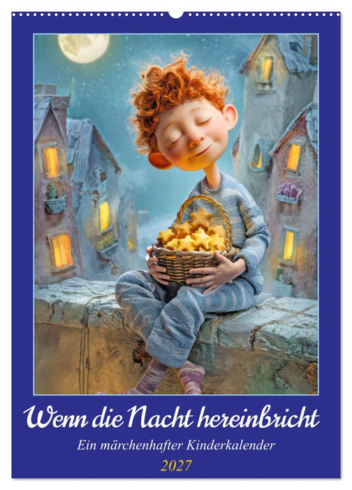 Wenn die Nacht hereinbricht - Ein märchenhafter Kinderkalender (CALVENDO Wandkalender 2027)