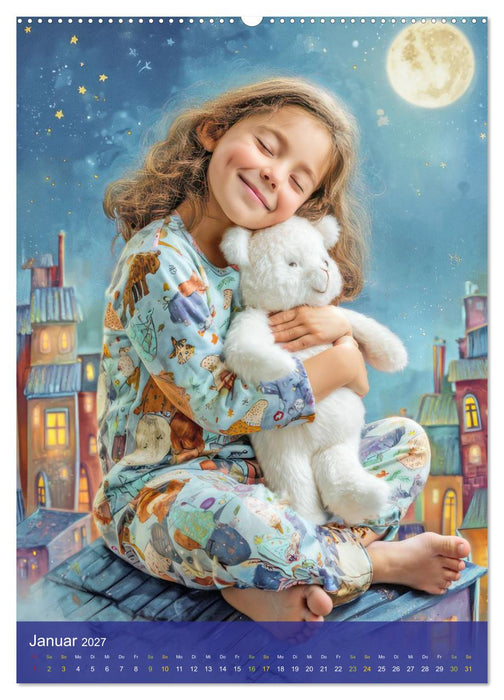 Wenn die Nacht hereinbricht - Ein märchenhafter Kinderkalender (CALVENDO Wandkalender 2027)