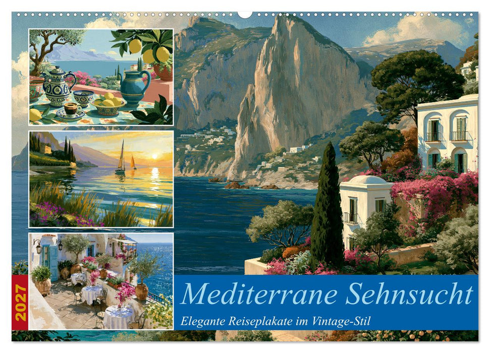 Mediterrane Sehnsucht (CALVENDO Wandkalender 2027)
