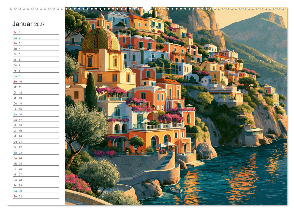 Mediterrane Sehnsucht (CALVENDO Wandkalender 2027)