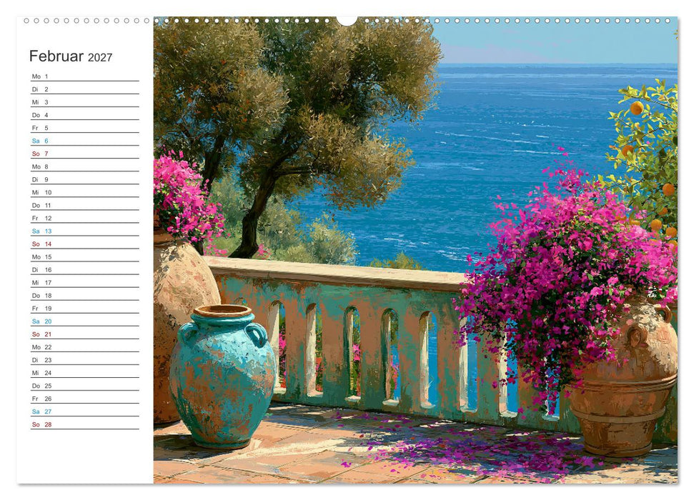 Mediterrane Sehnsucht (CALVENDO Wandkalender 2027)