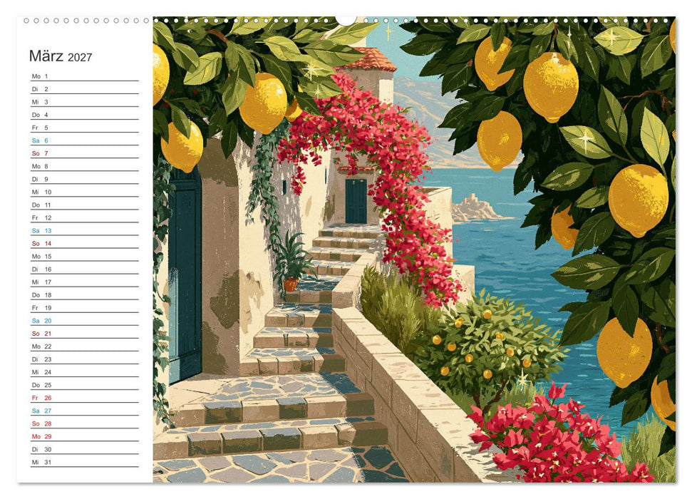 Mediterrane Sehnsucht (CALVENDO Wandkalender 2027)