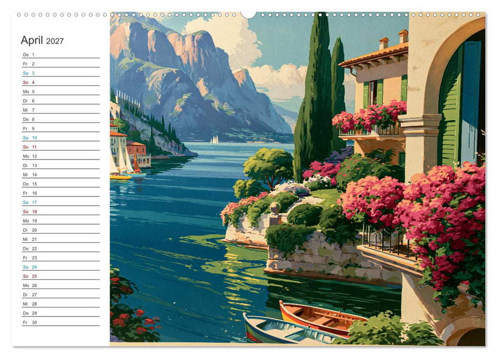 Mediterrane Sehnsucht (CALVENDO Wandkalender 2027)