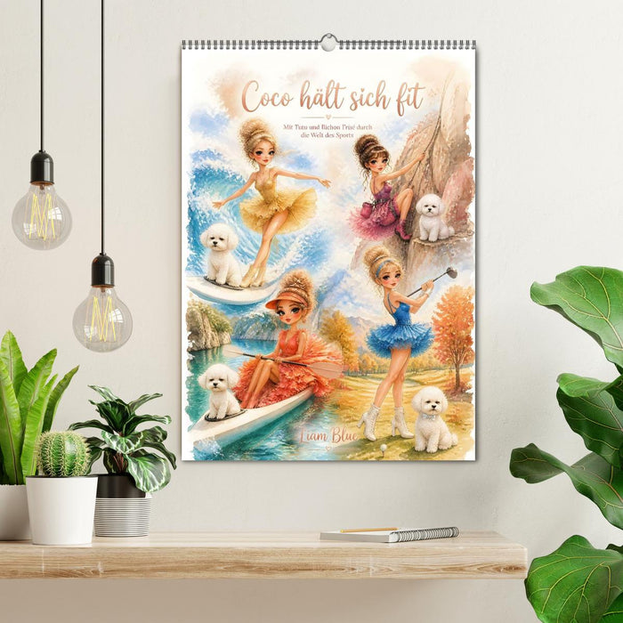 Coco hält sich fit (CALVENDO Wandkalender 2027)