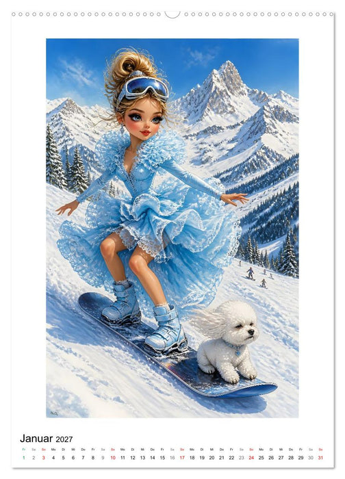 Coco hält sich fit (CALVENDO Wandkalender 2027)