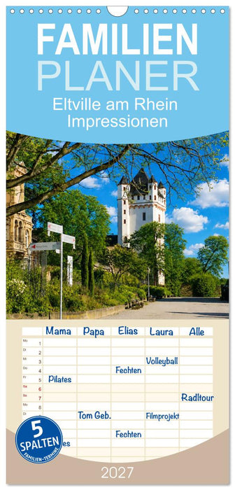 Eltville am Rhein Impressionen (CALVENDO Familienplaner 2027)