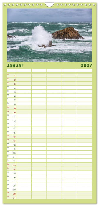 Morbihan - Eine Entdeckungsreise in den Süden der Bretagne (CALVENDO Familienplaner 2027)