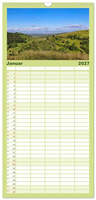 Zauberhafter Kaiserstuhl (CALVENDO Familienplaner 2027)
