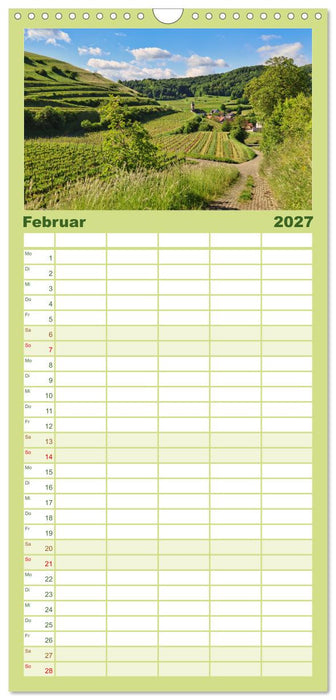 Zauberhafter Kaiserstuhl (CALVENDO Familienplaner 2027)
