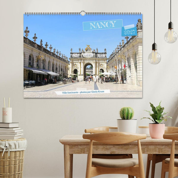 Nancy - Ville fascinante (CALVENDO Calendrier mensuel 2027)