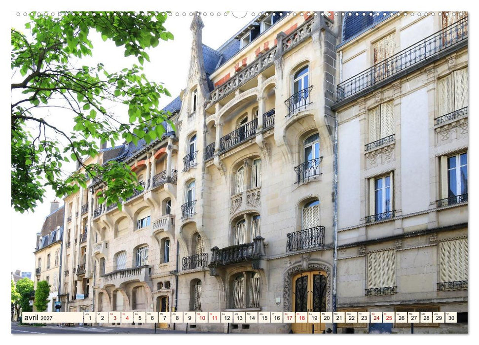 Nancy - Ville fascinante (CALVENDO Calendrier mensuel 2027)