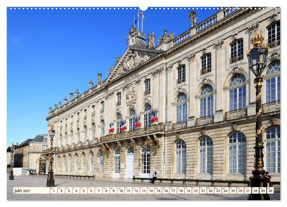 Nancy - Ville fascinante (CALVENDO Calendrier mensuel 2027)