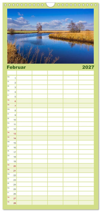 Hammelandschaften im Landkreis Osterholz-Scharmbeck (CALVENDO Familienplaner 2027)