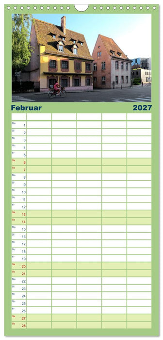 Straßburg - Rund um La Petite France (CALVENDO Familienplaner 2027)