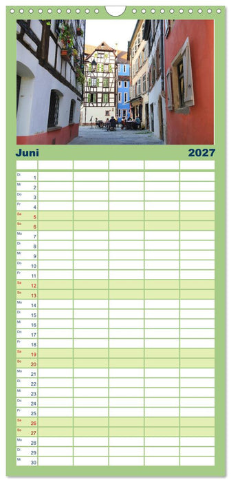 Straßburg - Rund um La Petite France (CALVENDO Familienplaner 2027)