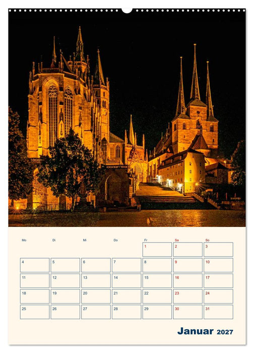 Zauberhaftes Erfurt (CALVENDO Premium Wandkalender 2027)