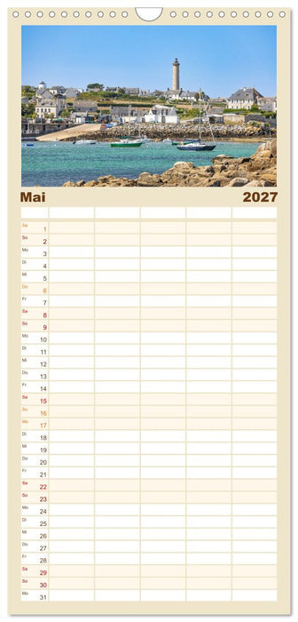 Cote des Legendes - Der rauhe Nordwesten der Bretagne (CALVENDO Familienplaner 2027)