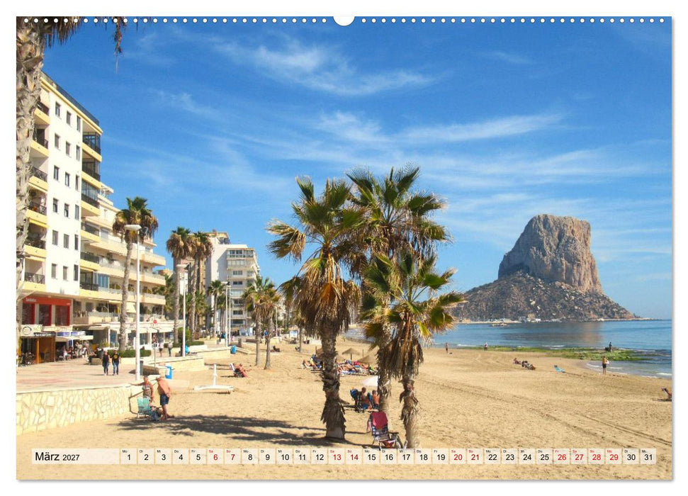 Calpe - Erholung am Mittelmeer (CALVENDO Wandkalender 2027)
